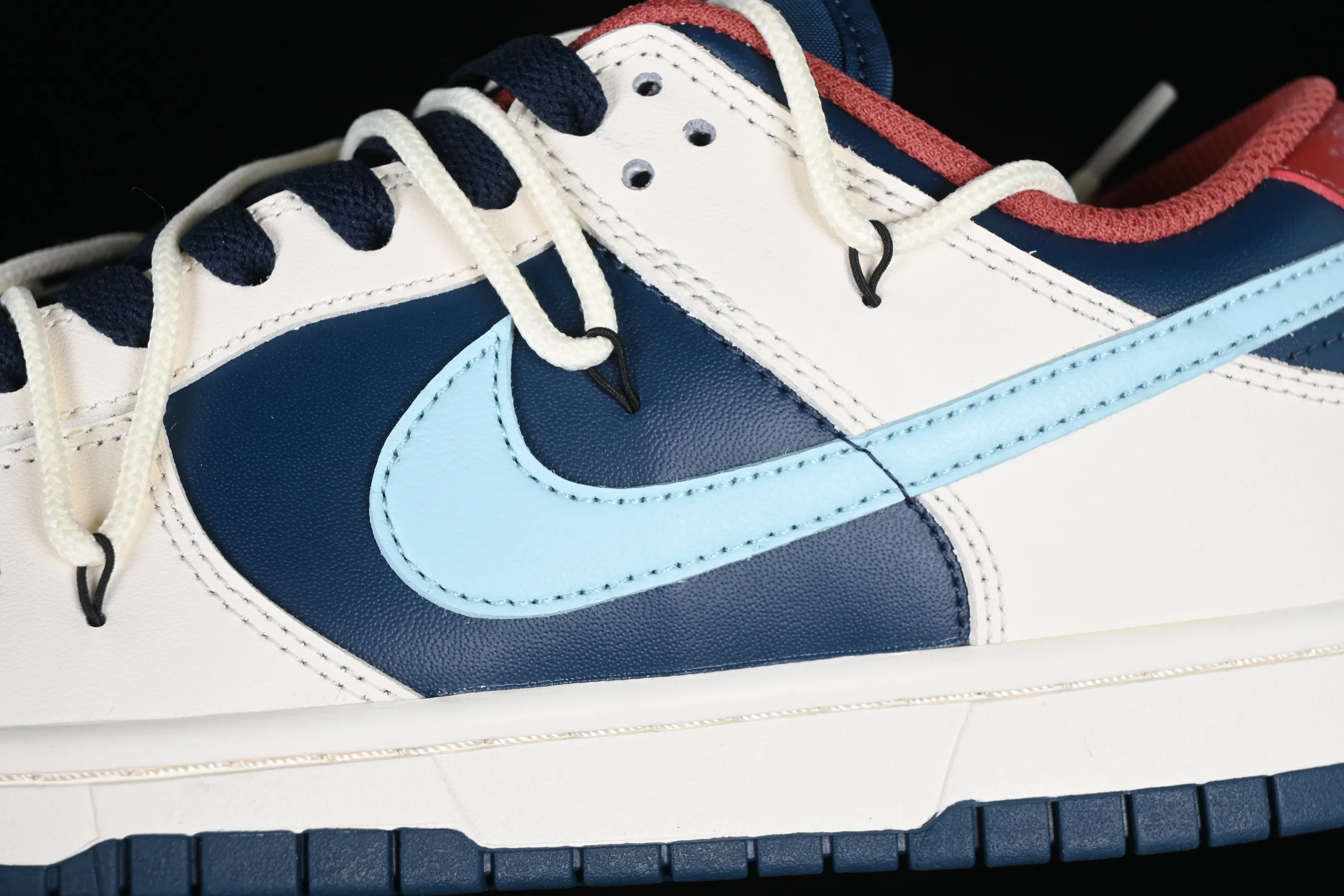 All categories Nk SB Dunk series Nk SB Dunk Low low-top sneakers J version Nk Dunk Low Retro customized version deconstructed strap low-top casual sneakers DD1503-602